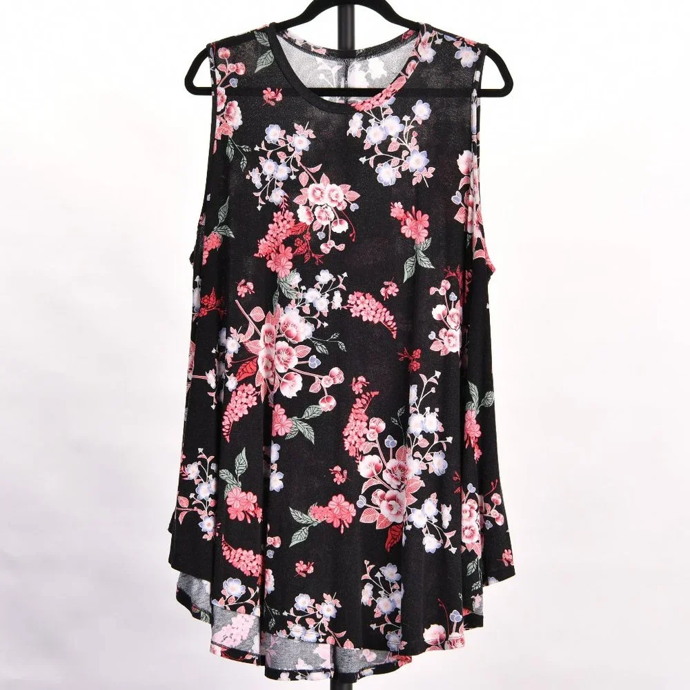 Lane Bryant Floral Tank 22/24 EUC